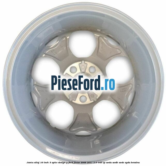Janta aliaj 16 inch, 5 spite, design Y Ford Focus 2008-2011 2.0 145 cp AODA, AODB, AODE, SYDA benzina