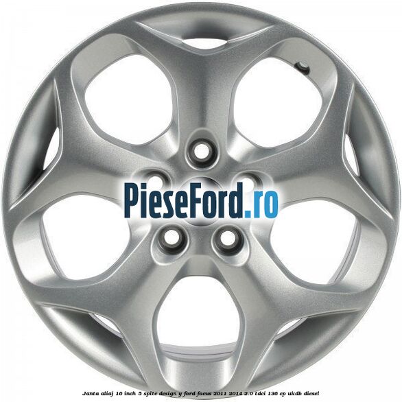 Janta aliaj 16 inch, 5 spite design Y Ford Focus 2011-2014 2.0 TDCi 136 cp UKDB diesel