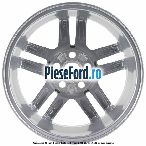 Janta aliaj 16 inch, 5 spite duble Ford C-Max 2007-2011 1.8 122 cp Janta aliaj 16 inch, 5 spite duble Ford C-Max 2007-2011 1.8 122 cp QQDC benzina