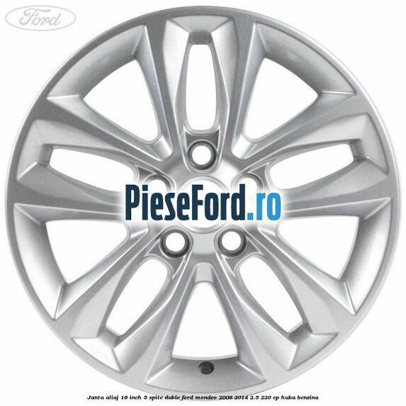 Janta aliaj 16 inch, 5 spite duble Ford Mondeo 2008-2014 2.5 220 cp HUBA benzina