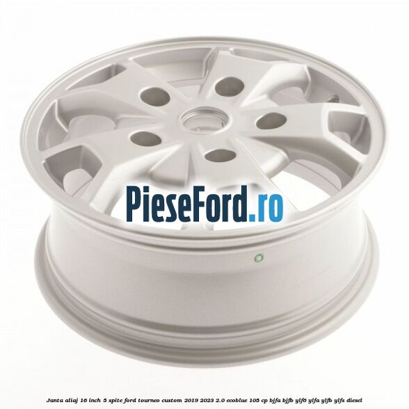 Janta aliaj 16 inch, 5 spite Ford Tourneo Custom 2019-2023 2.0 EcoBlue 105 cp BJFA, BJFB, YLF6, YLFA, YLFB, YLFS diesel