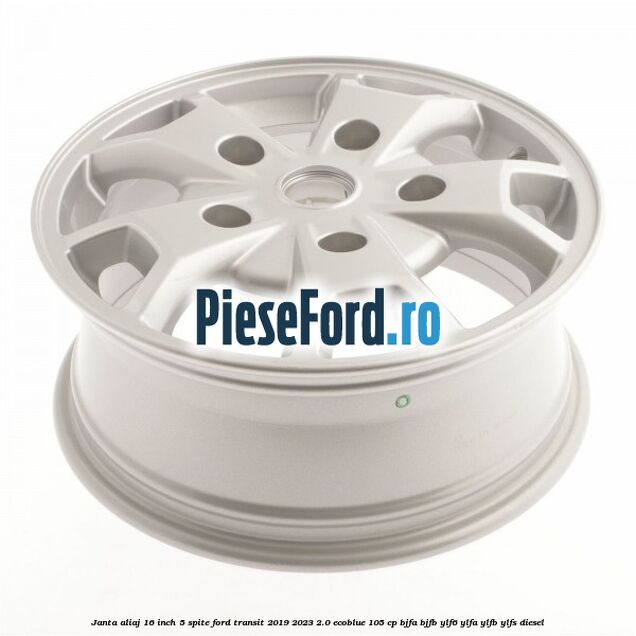 Janta aliaj 16 inch, 5 spite Ford Transit 2019-2023 2.0 EcoBlue 105 cp BJFA, BJFB, YLF6, YLFA, YLFB, YLFS diesel