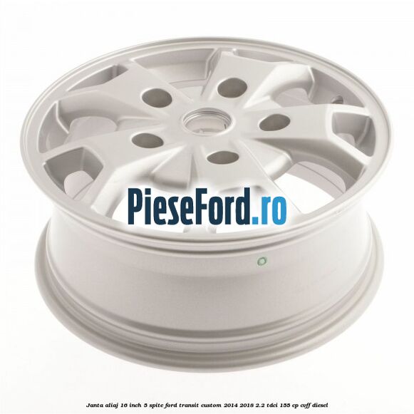 Janta aliaj 16 inch, 5 spite Ford Transit Custom 2014-2018 2.2 TDCi 155 cp CVFF diesel