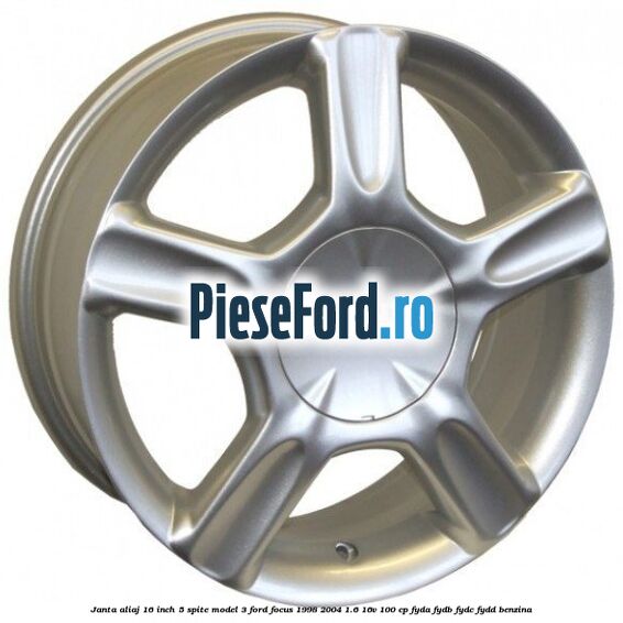 Janta aliaj 16 inch, 5 spite model 3 Ford Focus 1998-2004 1.6 16V 100 cp FYDA, FYDB, FYDC, FYDD benzina