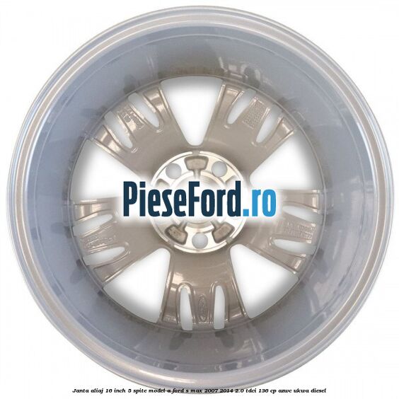 Janta aliaj 16 inch, 5 spite model A Ford S-Max 2007-2014 2.0 TDCi 136 cp AZWC, UKWA diesel