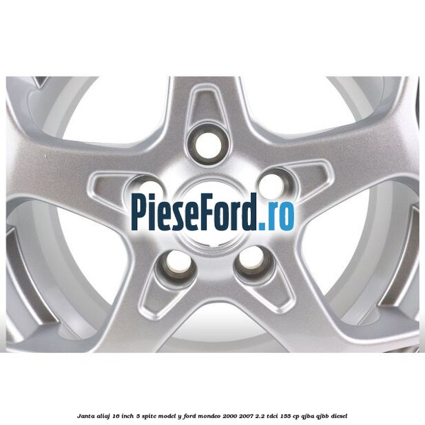 Janta aliaj 16 inch, 5 spite model Y Ford Mondeo 2000-2007 2.2 TDCi 155 cp QJBA, QJBB diesel