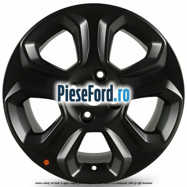 Janta aliaj 16 inch, 5 spite, negru Ford EcoSport 2019-2023 1.0 EcoBoost 100 cp SFJL benzina