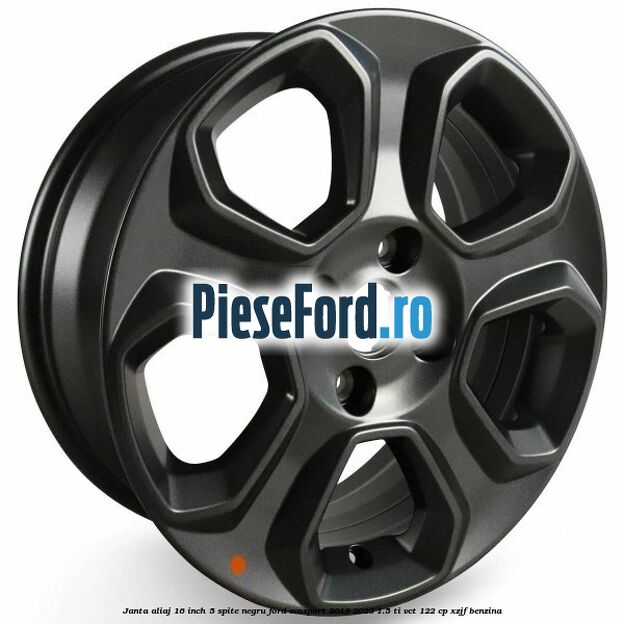 Janta aliaj 16 inch, 5 spite, negru Ford EcoSport 2019-2023 1.5 Ti-VCT 122 cp XZJF benzina