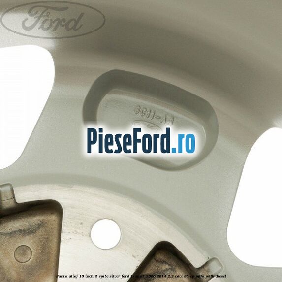 Janta aliaj 16 inch, 5 spite Silver Ford Transit 2006-2014 2.2 TDCi 85 cp Janta aliaj 16 inch, 5 spite Silver Ford Transit 2006-2014 2.2 TDCi 85 cp P8FA, P8FB diesel