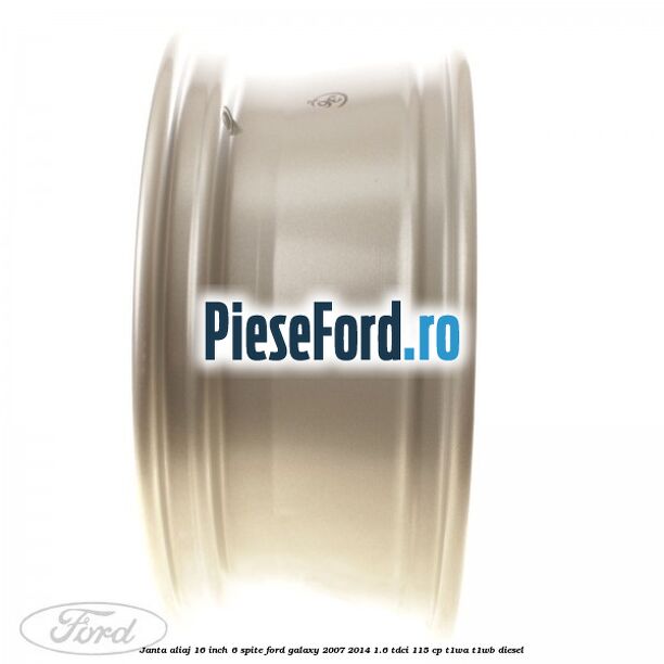 Janta aliaj 16 inch, 6 spite Ford Galaxy 2007-2014 1.6 TDCi 115 cp T1WA, T1WB diesel