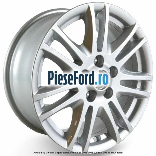Janta aliaj 16 inch, 7 spite duble Ford C-Max 2011-2015 2.0 TDCi 163 cp TXDB diesel