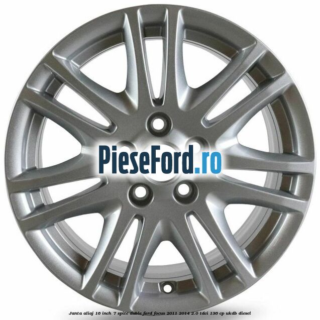 Janta aliaj 16 inch, 7 spite duble Ford Focus 2011-2014 2.0 TDCi 136 cp UKDB diesel
