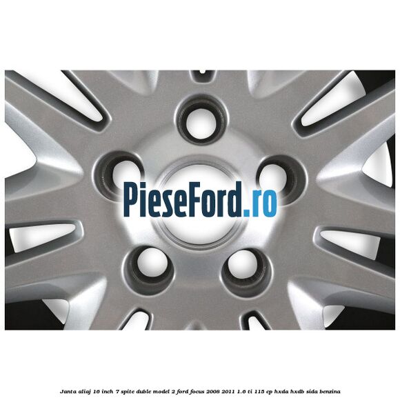 Janta aliaj 16 inch, 7 spite duble model 2 Ford Focus 2008-2011 1.6 Ti 115 cp HXDA, HXDB, SIDA benzina