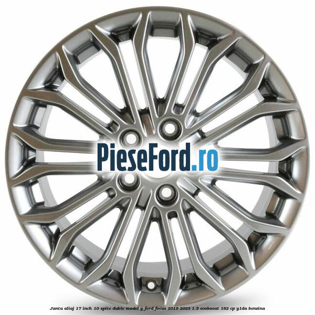 Janta aliaj 17 inch, 10 spite duble model Y Ford Focus 2019-2023 1.5 EcoBoost 182 cp Y1DA benzina