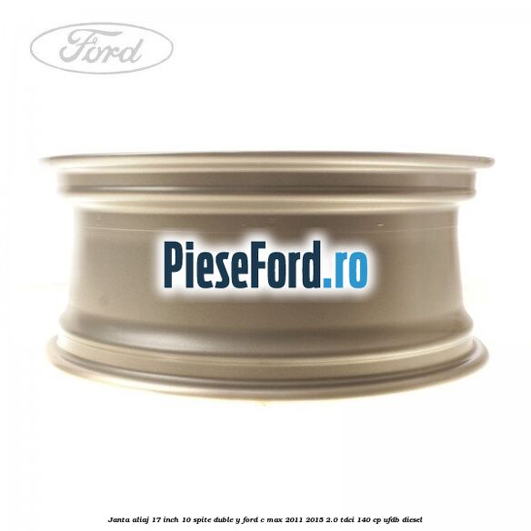 Janta aliaj 17 inch, 10 spite duble Y Ford C-Max 2011-2015 2.0 TDCi 140 cp UFDB diesel