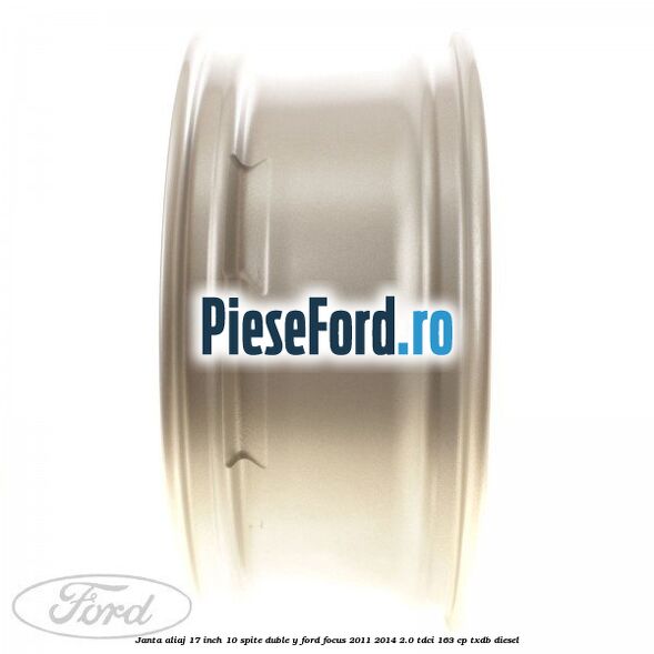 Janta aliaj 17 inch, 10 spite duble Y Ford Focus 2011-2014 2.0 TDCi 163 cp TXDB diesel