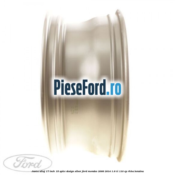Janta aliaj 17 inch, 15 spite, design Silver Ford Mondeo 2008-2014 1.6 Ti 110 cp RHBA benzina