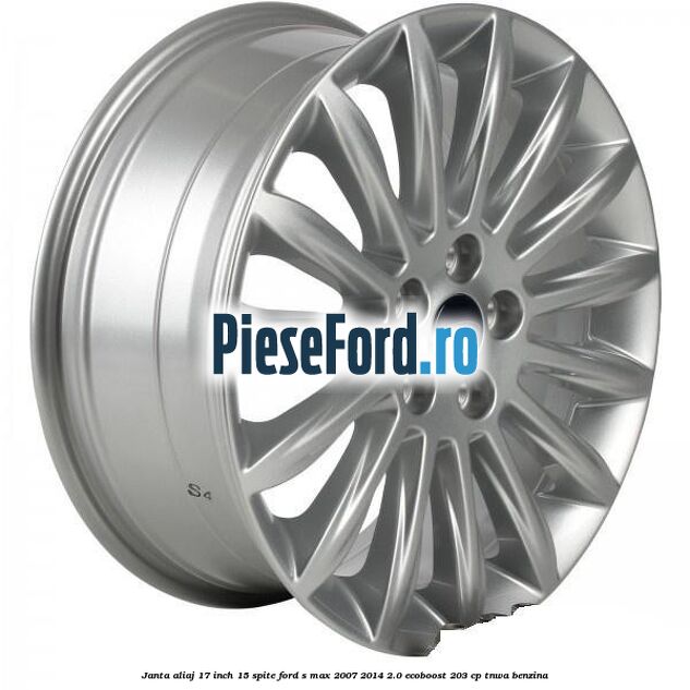 Janta aliaj 17 inch, 15 spite Ford S-Max 2007-2014 2.0 EcoBoost 203 cp TNWA benzina