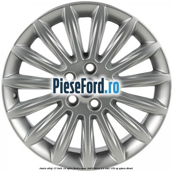 Janta aliaj 17 inch, 15 spite Ford S-Max 2007-2014 2.2 TDCi 175 cp Q4WA diesel