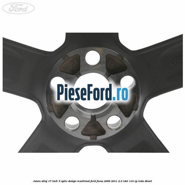 Janta aliaj 17 inch, 5 spite, design Machined Ford Focus 2008-2011 2.0 TDCi 110 cp Janta aliaj 17 inch, 5 spite, design Machined Ford Focus 2008-2011 2.0 TDCi 110 cp IXDA diesel
