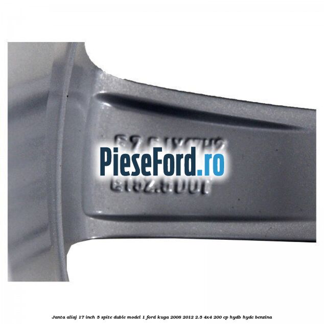 Janta aliaj 17 inch, 5 spite duble model 1 Ford Kuga 2008-2012 2.5 4x4 200 cp HYDB, HYDC benzina