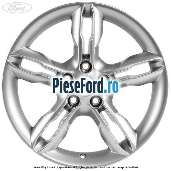 Janta aliaj 17 inch, 5 spite duble nichel Ford Focus 2011-2014 2.0 TDCi 136 cp Janta aliaj 17 inch, 5 spite duble nichel Ford Focus 2011-2014 2.0 TDCi 136 cp UKDB diesel