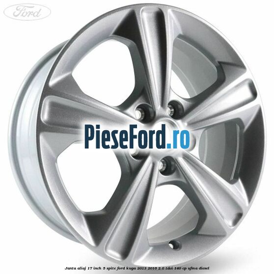 Janta aliaj 17 inch, 5 spite Ford Kuga 2013-2016 2.0 TDCi 140 cp UFMA diesel