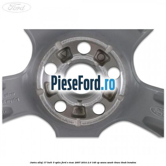 Janta aliaj 17 inch 5 spite Ford S-Max 2007-2014 2.0 145 cp AOWA, AOWB, TBWA, TBWB benzina