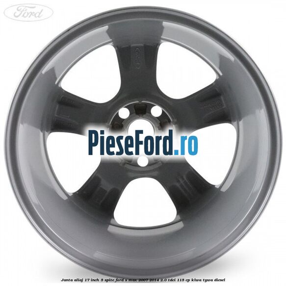 Janta aliaj 17 inch 5 spite Ford S-Max 2007-2014 2.0 TDCi 115 cp KLWA, TYWA diesel