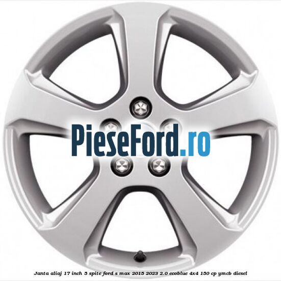 Janta aliaj 17 inch, 5 spite Ford S-Max 2015-2023 2.0 EcoBlue 4x4 150 cp YMCB diesel