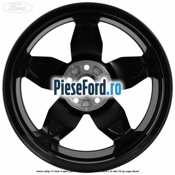 Janta aliaj 17 inch, 5 spite Ford Transit Connect 2013-2018 1.5 TDCi 75 cp XUGA diesel