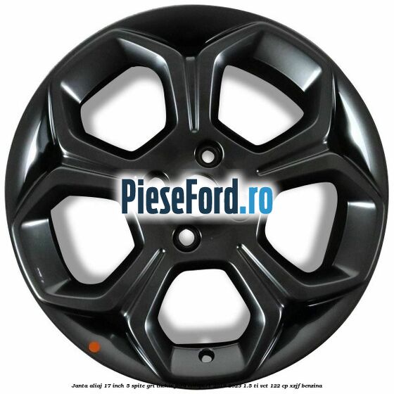 Janta aliaj 17 inch, 5 spite gri inchis Ford EcoSport 2019-2023 1.5 Ti-VCT 122 cp XZJF benzina