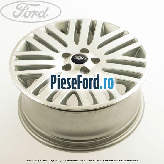 Janta aliaj 17 inch, 7 spite triplu Ford Mondeo 2008-2014 2.0 145 cp Janta aliaj 17 inch, 7 spite triplu Ford Mondeo 2008-2014 2.0 145 cp AOBA, AOBC, TBBA, TBBB benzina