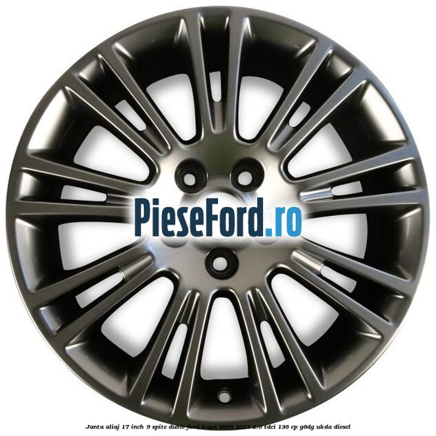 Janta aliaj 17 inch, 9 spite duble Ford Kuga 2008-2012 2.0 TDCi 136 cp G6DG, UKDA diesel