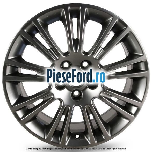 Janta aliaj 17 inch, 9 spite duble Ford Kuga 2013-2016 1.6 EcoBoost 150 cp JQMA, JQMB benzina