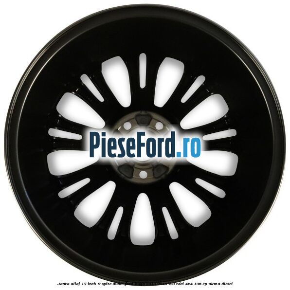 Janta aliaj 17 inch, 9 spite duble Ford Kuga 2013-2016 2.0 TDCi 4x4 136 cp UKMA diesel