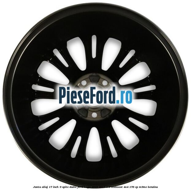 Janta aliaj 17 inch, 9 spite duble Ford Kuga 2016-2018 1.5 EcoBoost 4x4 176 cp M9ME benzina