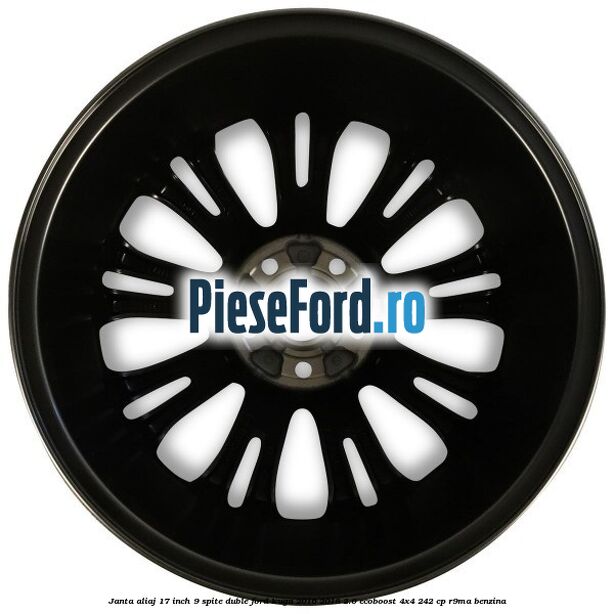 Janta aliaj 17 inch, 9 spite duble Ford Kuga 2016-2018 2.0 EcoBoost 4x4 242 cp R9MA benzina