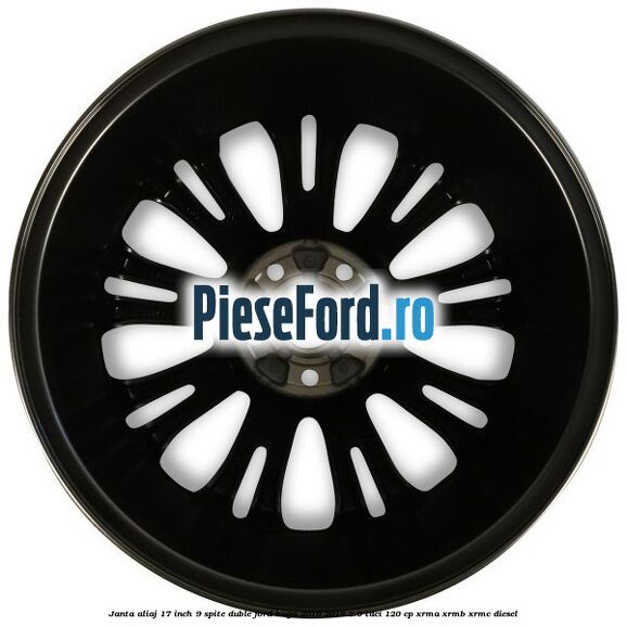 Janta aliaj 17 inch, 9 spite duble Ford Kuga 2016-2018 2.0 TDCi 120 cp XRMA, XRMB, XRMC diesel