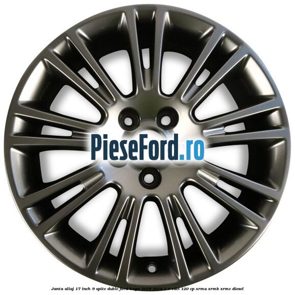 Janta aliaj 17 inch, 9 spite duble Ford Kuga 2016-2018 2.0 TDCi 120 cp XRMA, XRMB, XRMC diesel