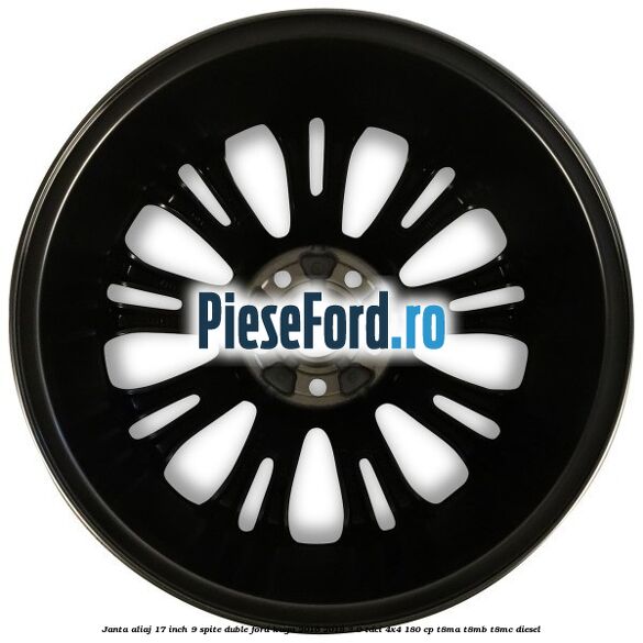 Janta aliaj 17 inch, 9 spite duble Ford Kuga 2016-2018 2.0 TDCi 4x4 180 cp T8MA, T8MB, T8MC diesel