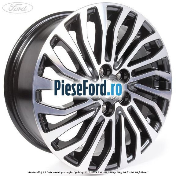 Janta aliaj 17 inch, model Y stea Ford Galaxy 2015-2023 2.0 TDCi 180 cp T8CG, T8CH, T8CI, T8CJ diesel
