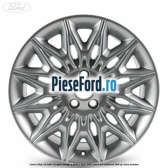 Janta aliaj 18 inch, 12 spite design Y Ford S-Max 2007-2014 2.0 EcoBoost 203 cp Janta aliaj 18 inch, 12 spite design Y Ford S-Max 2007-2014 2.0 EcoBoost 203 cp TNWA benzina