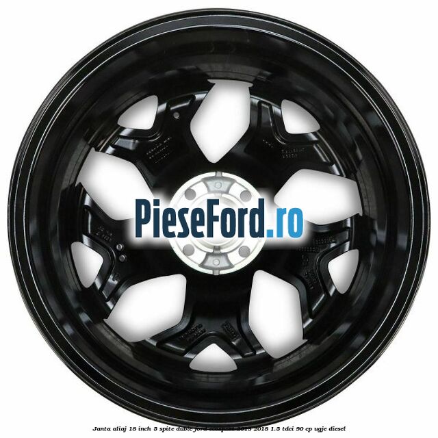 Janta aliaj 18 inch, 5 spite duble Ford EcoSport 2013-2018 1.5 TDCi 90 cp UGJE diesel