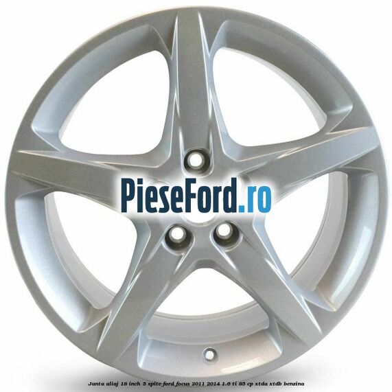 Janta aliaj 18 inch, 5 spite Ford Focus 2011-2014 1.6 Ti 85 cp XTDA, XTDB benzina