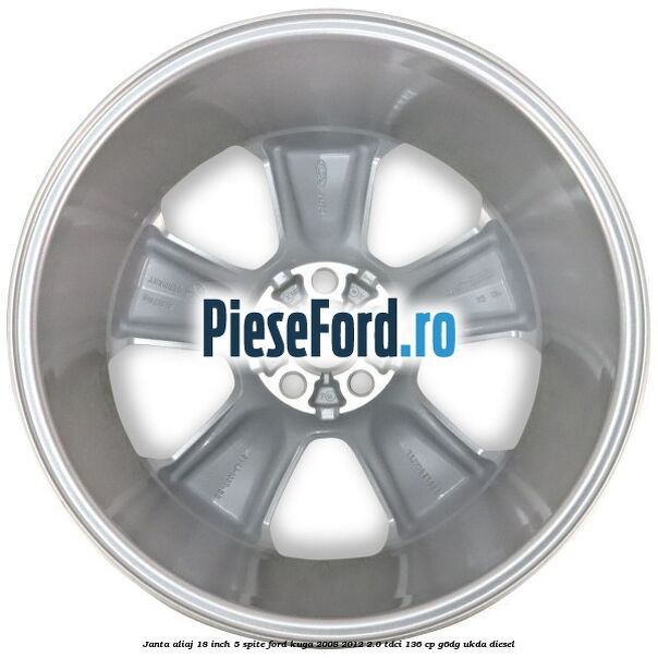 Janta aliaj 18 inch, 5 spite Ford Kuga 2008-2012 2.0 TDCi 136 cp G6DG, UKDA diesel
