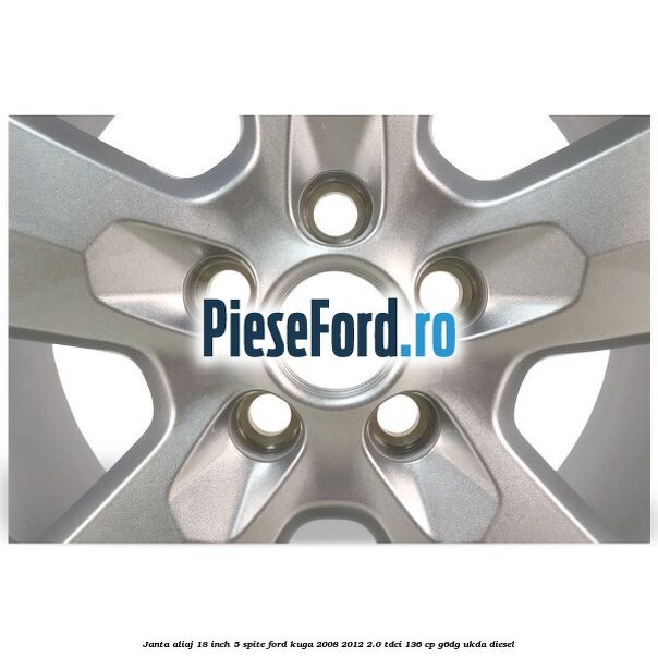 Janta aliaj 18 inch, 5 spite Ford Kuga 2008-2012 2.0 TDCi 136 cp G6DG, UKDA diesel
