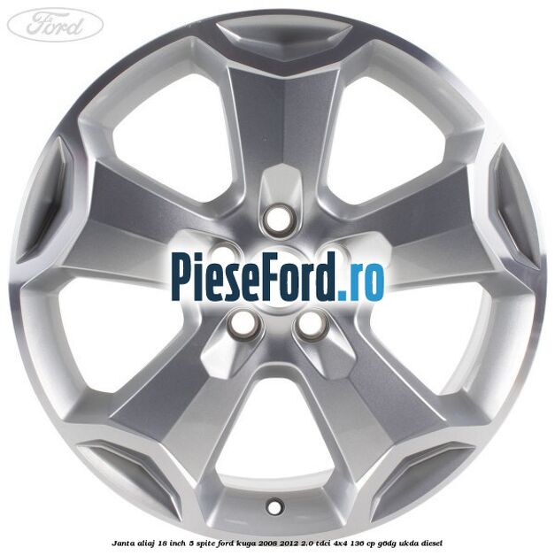 Janta aliaj 18 inch, 5 spite Ford Kuga 2008-2012 2.0 TDCi 4x4 136 cp G6DG, UKDA diesel