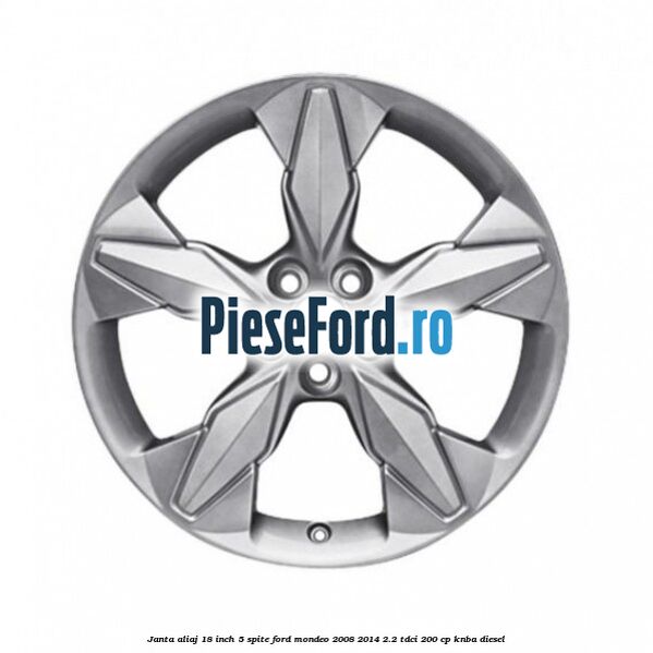 Janta aliaj 18 inch, 5 spite Ford Mondeo 2008-2014 2.2 TDCi 200 cp KNBA diesel