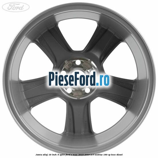 Janta aliaj 18 inch, 5 spite Ford S-Max 2015-2023 2.0 EcoBlue 190 cp BCCC diesel
